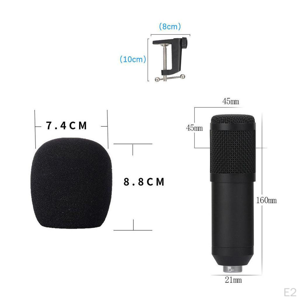 Podcast Kit, USB Condenser Studio Microphone, Interface,