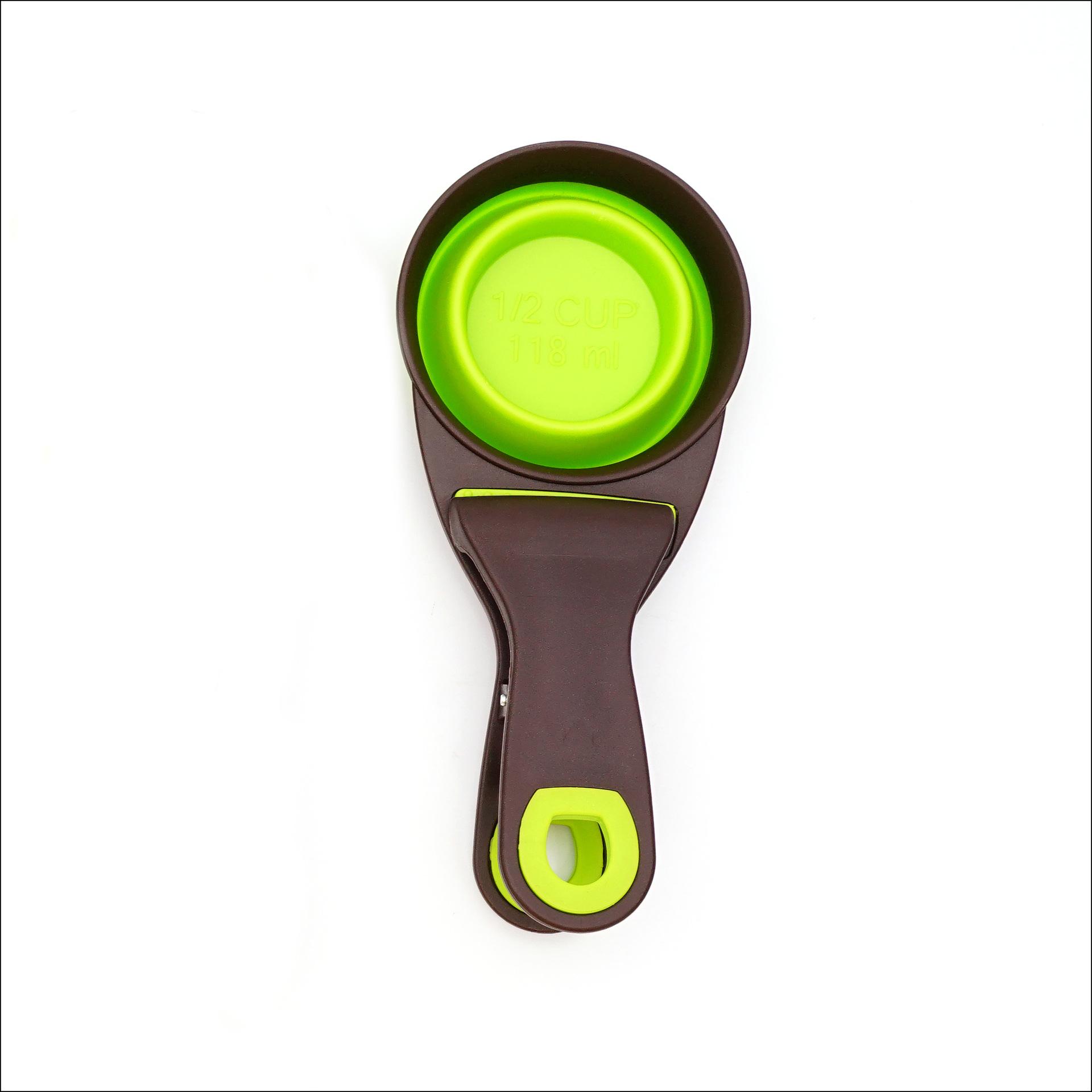 

Складная миска для корма для домашних животных, ложка для еды, складной мешок для еды, миска для воды, мерный стакан, ложка для корма для собак, зажим для хранения корма для кошек, товары для животных