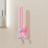 Wall-Mounted Hair Tie Holder Horizontal Vertical Hair Accessories Organizer Adhesive Hair Ties Ropes Bands Organizer for Bathroom Cabinet Bedroom Wall