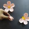 1/2 Cherry Blossom Magnetic Refrigerator Magnets, 5 Petal Sealing Clips, Magnetic Refrigerator Stickers, Snack Clips, Floral Decorations