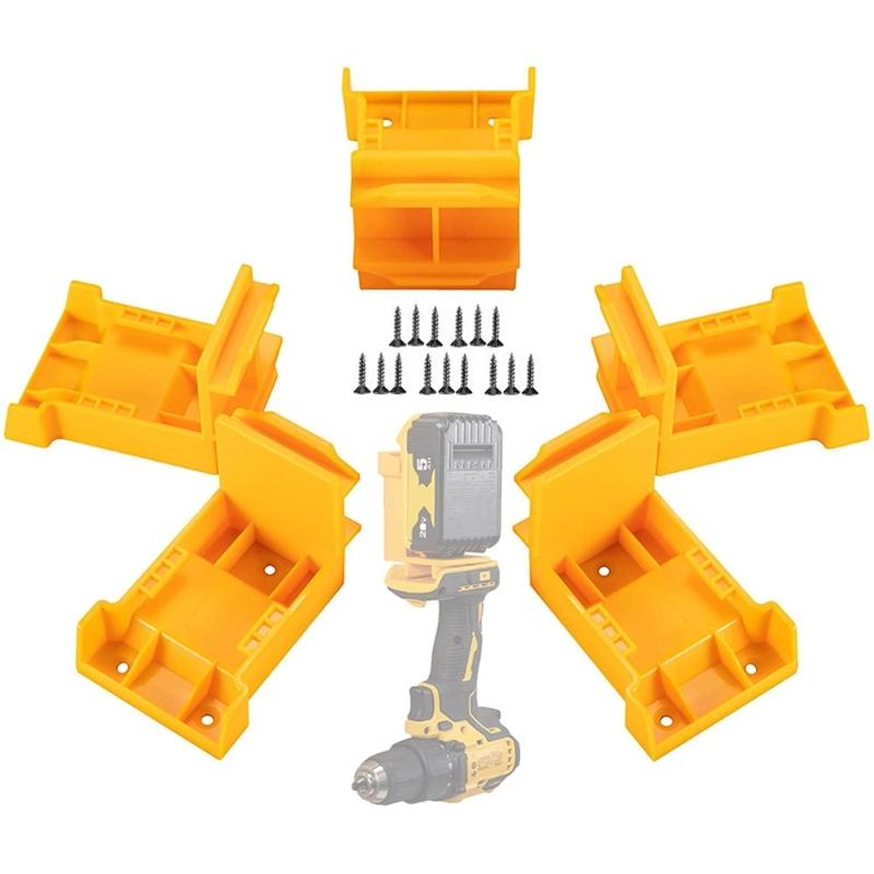 5Pcs Battery Holder Wall Mount Battery Base Bracket Suitable for Battery Storage Organization Fixing Accessories
