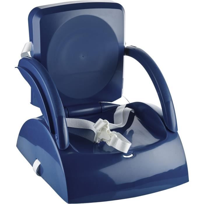 Rehausseur de chaise enfant 2 en 1 THERMOBABY YEEHOP - Harnais sécurité 3 points - Tablette amovible - Bleu océan
