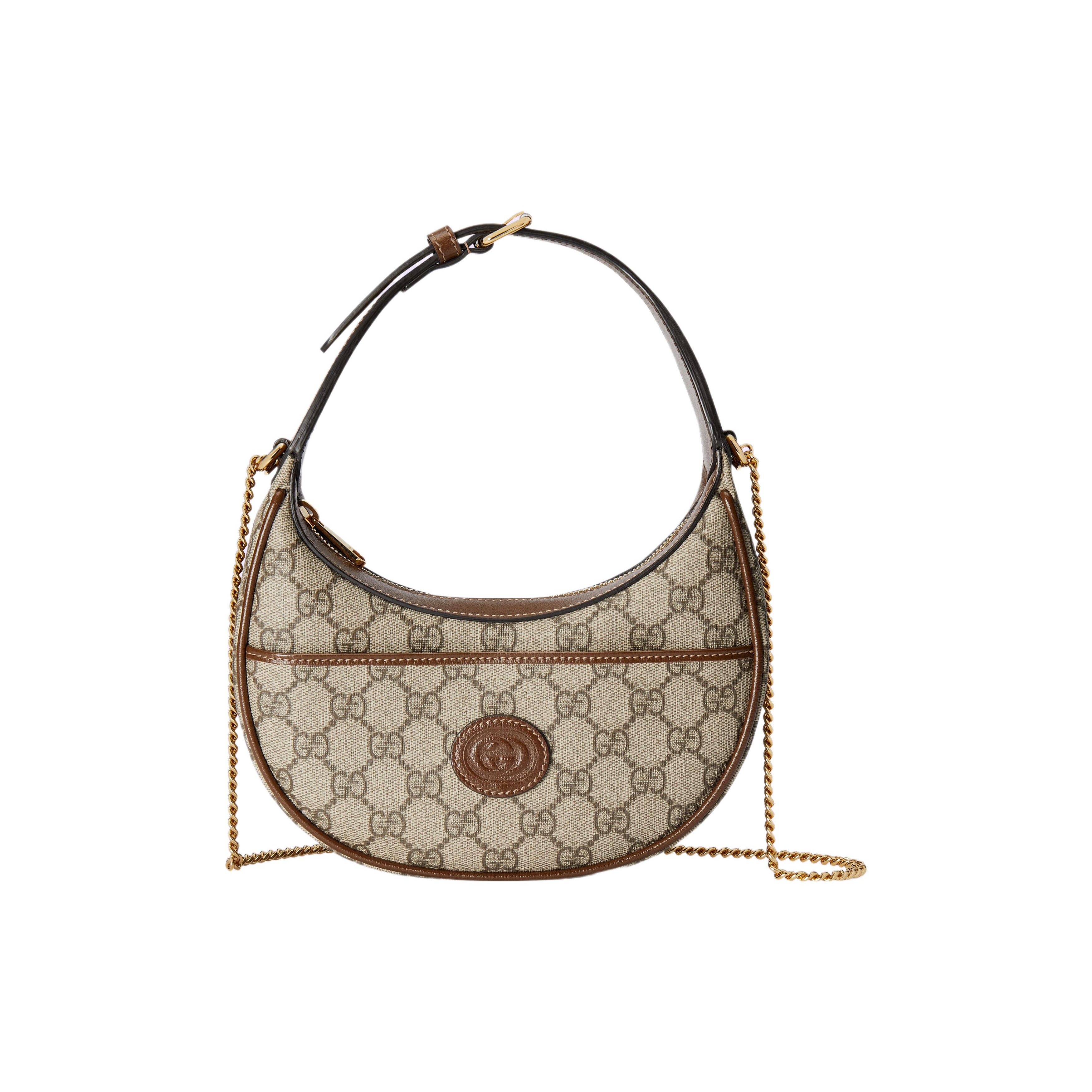Gucci pusmēness formas mini soma ar