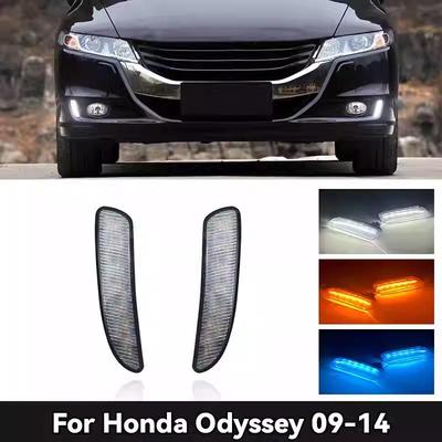 Luzes de LED Diurnas e de Nevoeiro com Setas Sequenciais para Honda Odyssey 2009-2014.
