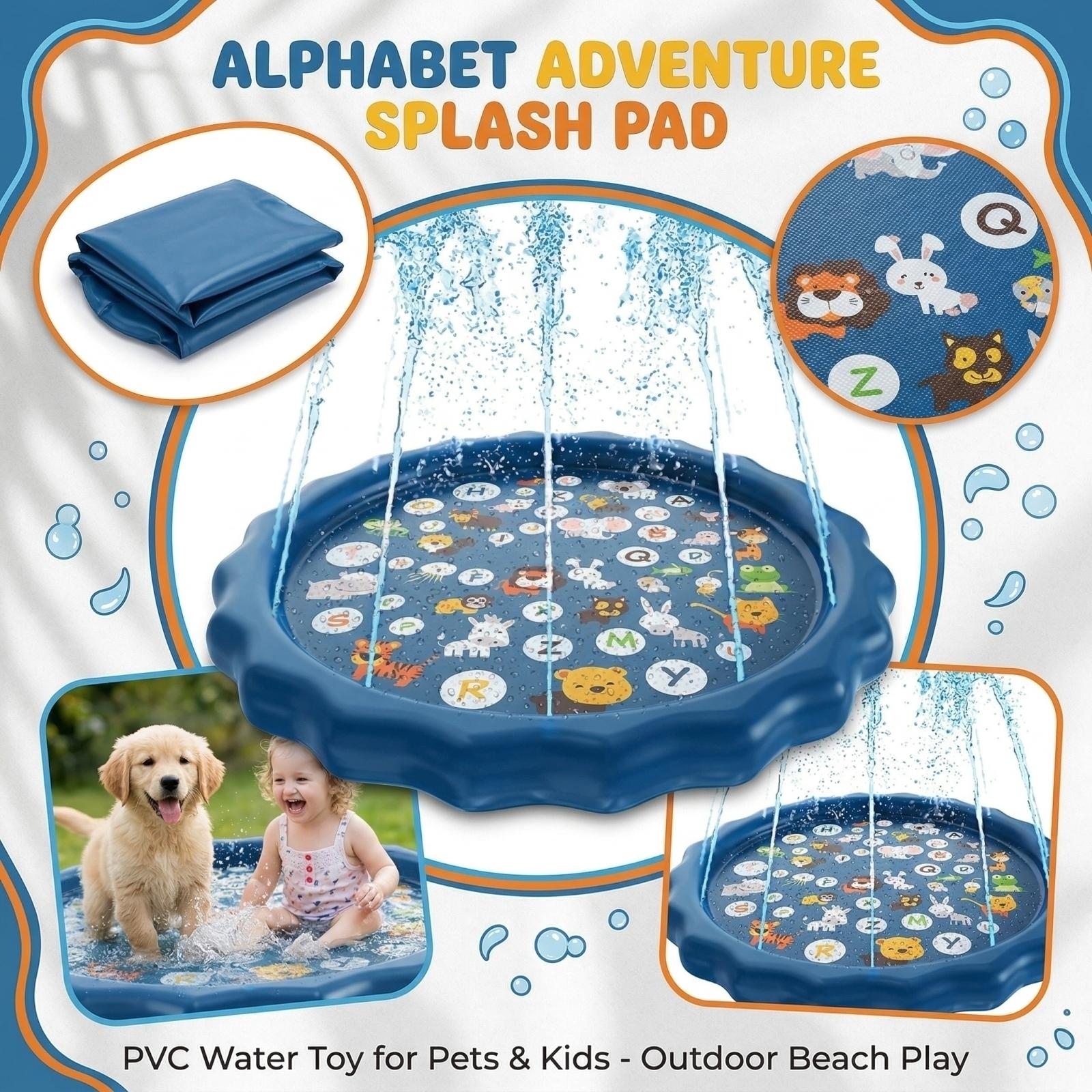 

Pvc Water Spray Pads, Pet Outdoor Toys, Beach Toys One Size