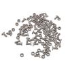 50pcs Greenhouse Bolts Nuts Set Stainless Steel M6X14 Bolts and M6 Hex Nuts for Outdoor Plant Gardening