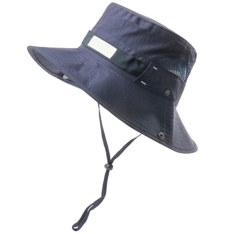 Breathable Fisherman Hat with Sun Protections Foldable Bucket Hat for Hiking and Camping Outdoor Activity Headwear