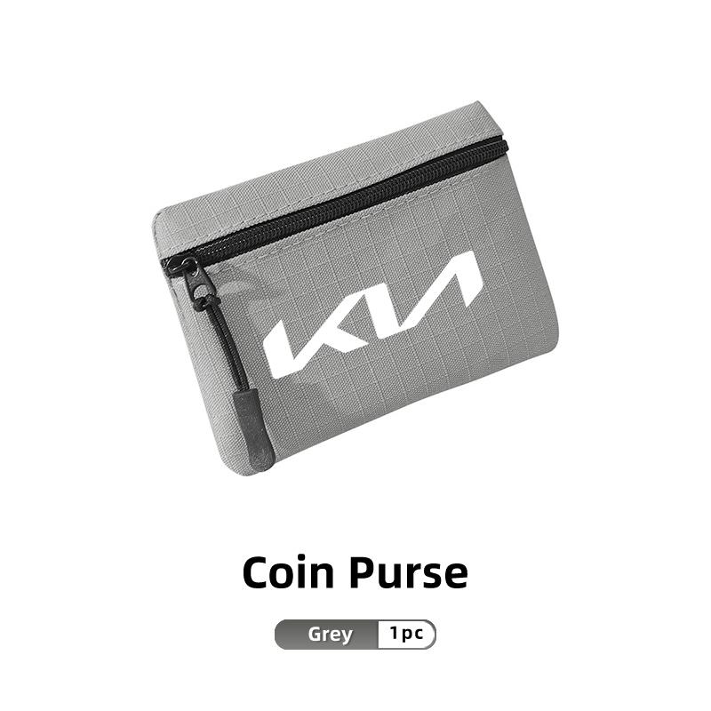 JTAN5 For KIA Car Key Bag Wallet Zipper Coin Card Pouch Keychain Organizer Rio K5 K2 Sportage Ceed Sorento Picanto Stinger Soul