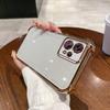 Case for Realme 9 5G,9 4G,9 Pro+,9 Pro,Narzo 50 Pro 5G Electroplated Color Border Clear Phone Casing Cover