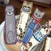 30Pcs Cartoon Kawaii Cat Bookmark Reading Books Diy Library Office Books Page Markings Cute Animals Bookmarks Students Gifts