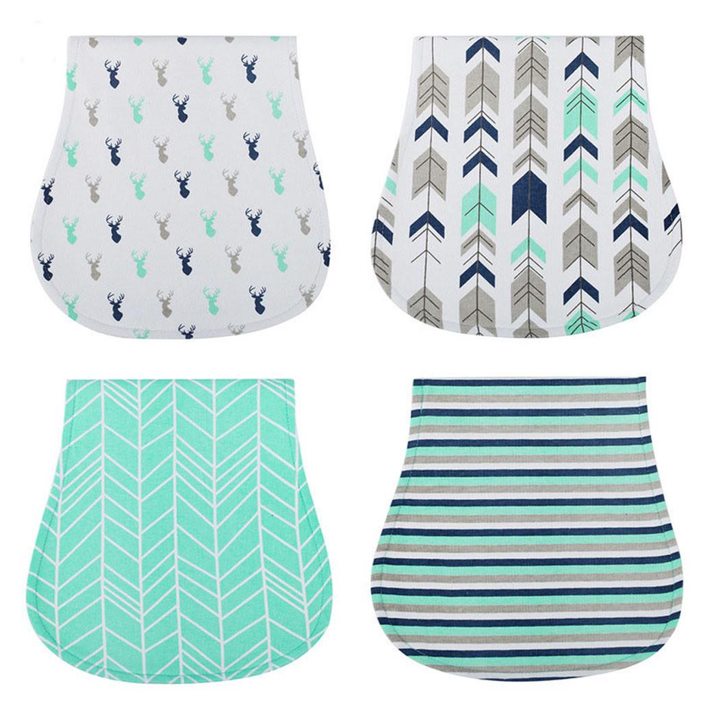 Buy 4Pack Baby Burp Cloths Organic Cotton Soft and Absorbent Towels