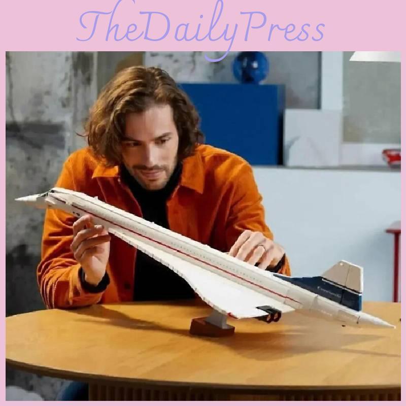 Building Airbus Concorde Blocks Air Plane Model Educational Toys Christmas Gifts