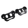 2PCS LED Light Bar Hood Mounting Bracket A Pillar Fog Light Pod Bracket Replacement for Jeep Wrangler JL JLU 4xe JT