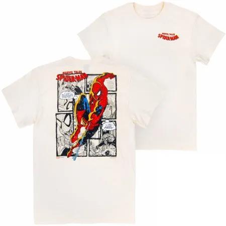 T-shirt à manches courtes imprimé Marvel Spider-Man Hommes et Femmes Été Nouvelle Tendance Mode Street Casual Col Rond Haut Lâche