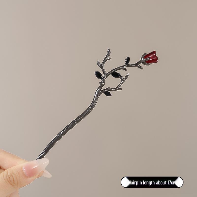 Vintage Chinese Style Hairpin for Updos - Elegant Retro Hair Stick with Tassel for Qipao