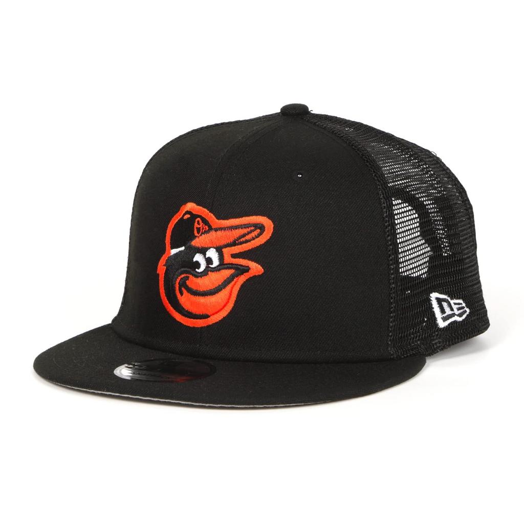 NEW ERA MLB Mesh Cap Snapback 9FIFTY Baltimore Orioles black Orioles Free Size