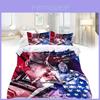 Cody Rhodes Bedding Set With Reactive Printing And Brushed Fabric For Modern Bedroom Decor