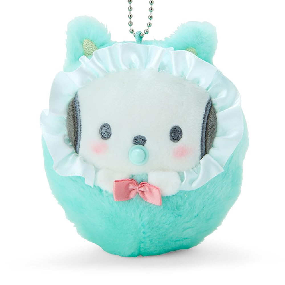 Sanrio Pochacco Mascot 10 x x 4 Swaddle Baby 978787 Holder, 7.3 cm, Mascot, Character,