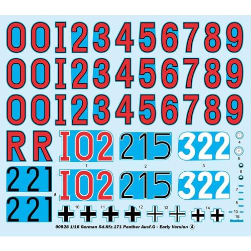 Trumpeter 1/16 German Sd.Kfz.171 Panther Ausf.G Plastic Model 00928
