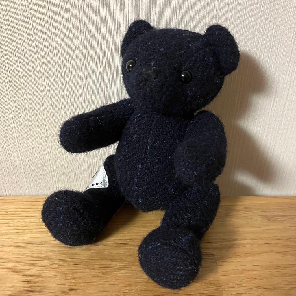[USED] Takeo Kikuchi Harris Tweed Teddy Bear Plush Toy