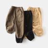 Children's Casual Pants Boys Solid Color Long Pants Korean Style Baby Spring and Autumn Mid-Waist Elastic Waistband Jogger Pants