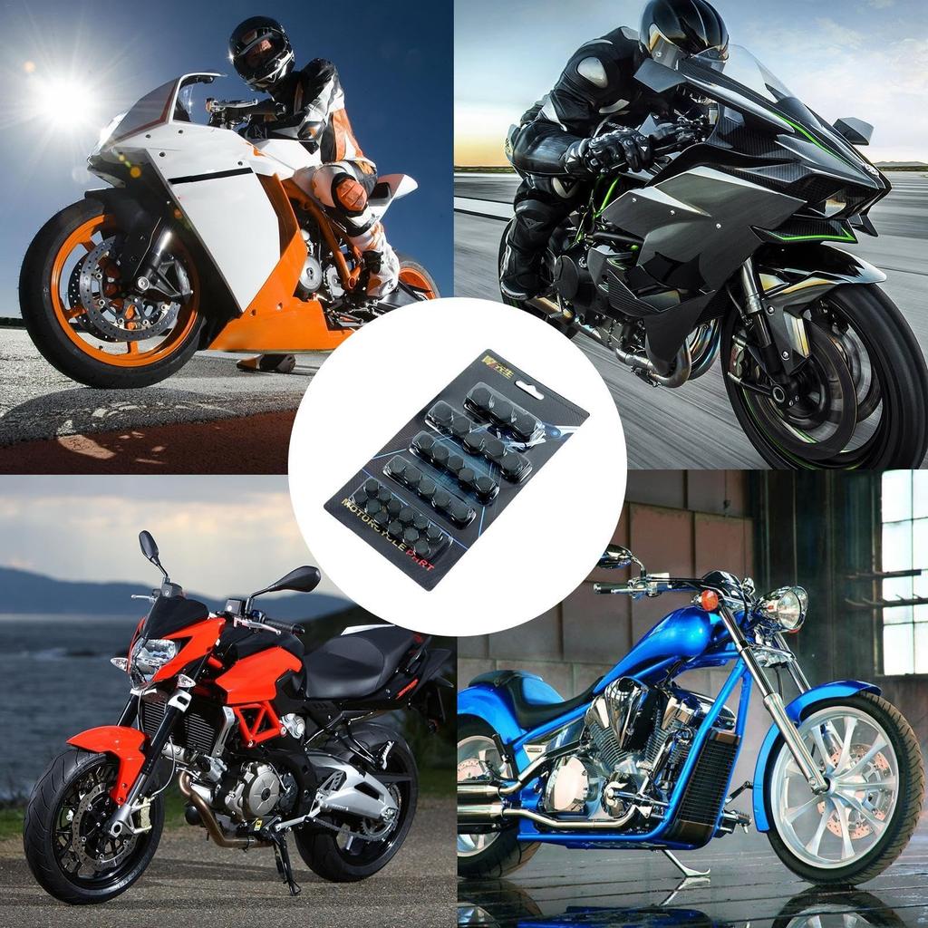 Motorcycle Nut Cover, 5 Colors Decorative Engine Nut Bolt Cover, Motorcycle Decoration Styling Parts,