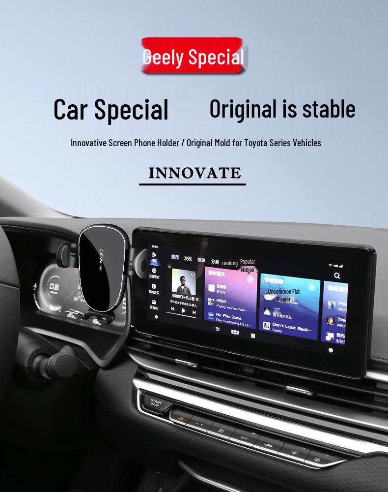 Dedikerad bilhållare för Geely Xingrui, 4:e generationens Emgrand, nya Binyue, Haoyue och Panda Mini