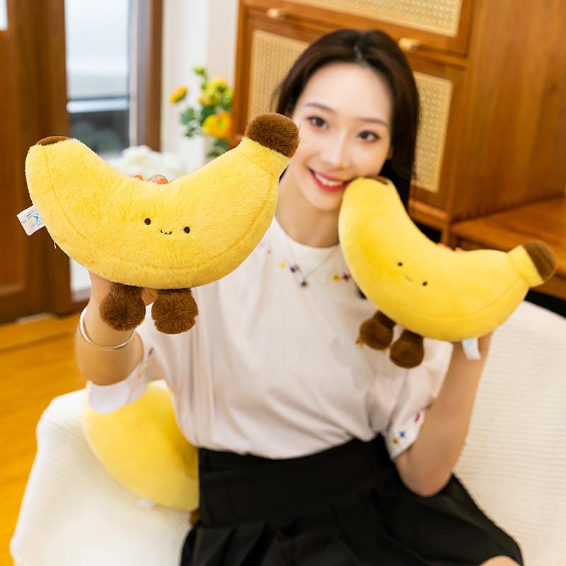 Long Leg Banana Plush Toy With Sleep Pillow For Kids And Children