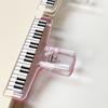 5Pcs Strong Grip Sheet Music Clip Piano Pattern Piano Score Fixed Binder Clamp  Office Use