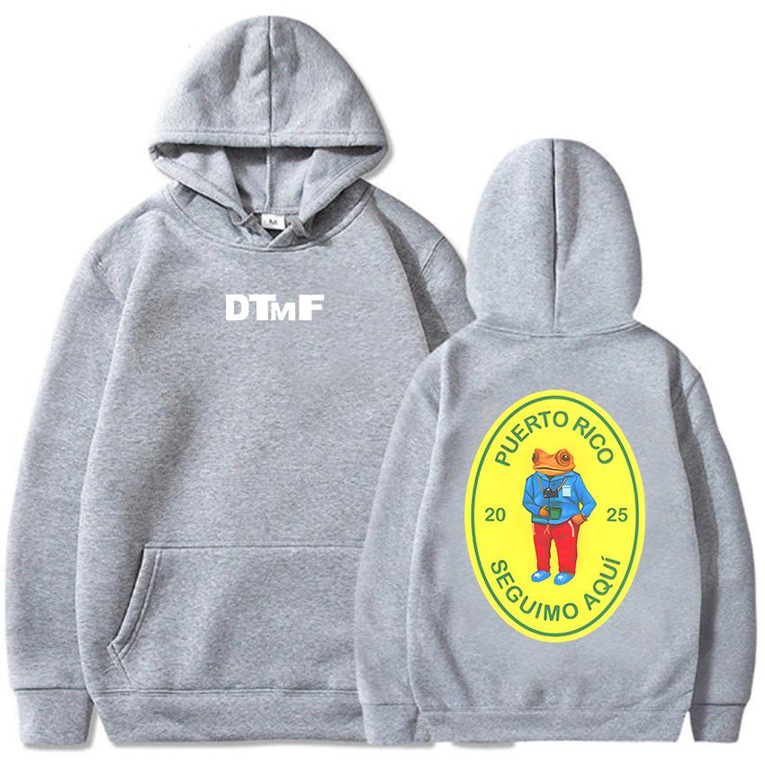 2025 Album DTMF Debí Tirar Más Fotos Hoodies Bad Bunny Fashion Singer Print Sweatshirts Cartoon Bear Graphic Clothes for Women