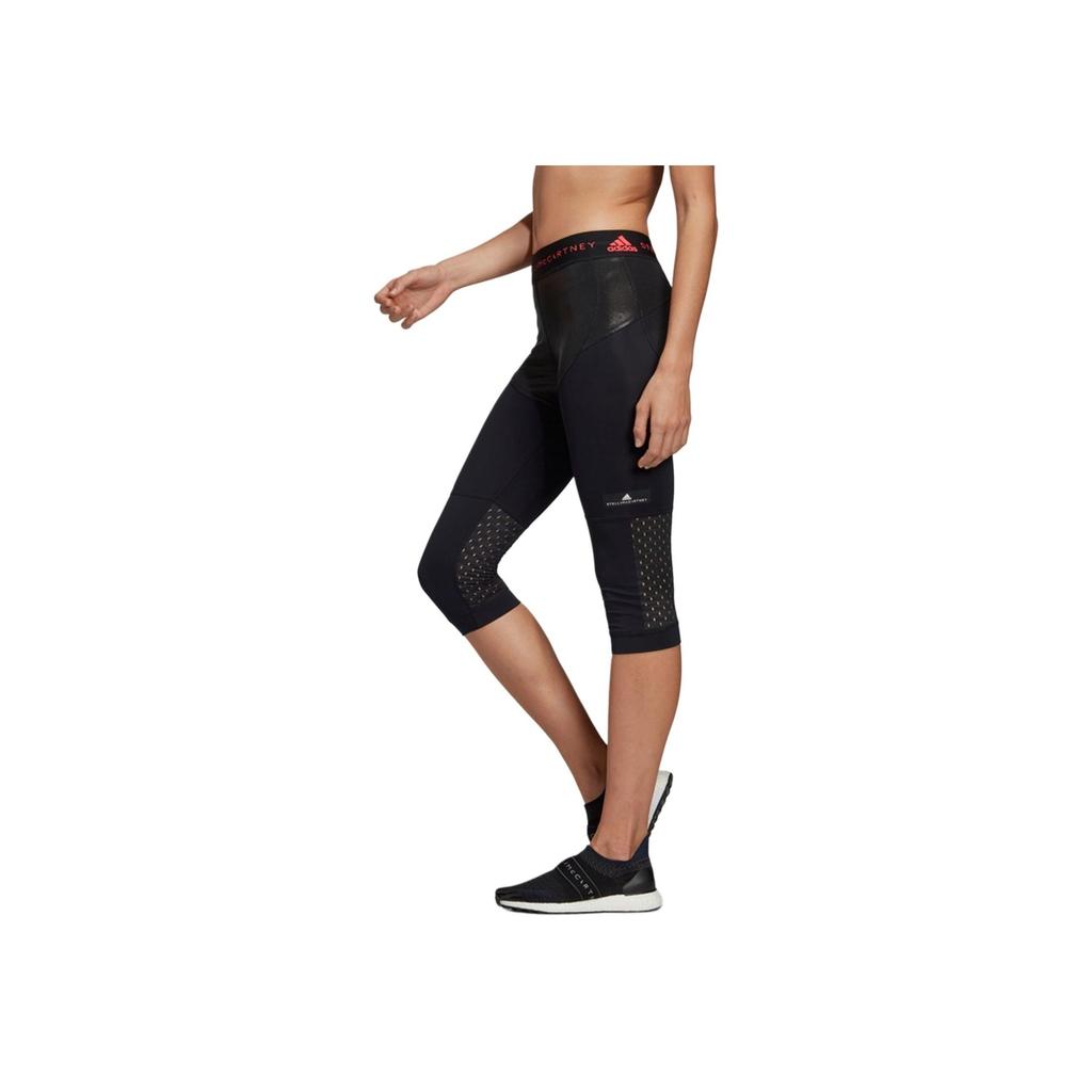 Adidas Solid Color Elastic Slim Fit Sports Shorts Women Shorts Black DT9284