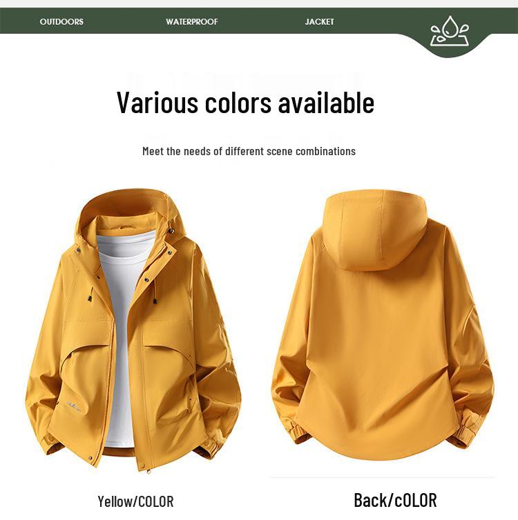 2026 Autumn/Winter Dopamine Color Windproof Workwear Mountaineering Jacket for Men and Women