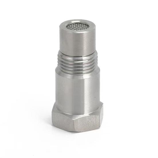 Adapter przedłużający czujnika O2 z gwintem M18*1.5, złącze ze stali nierdzewnej do układu wydechowego pojazdu, naprawa kontrolki Check Engine dla pojazdów zmodyfikowanych/bez katalizatora
