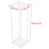 2pcs Tall Acrylic Vase Wedding Centerpieces Clear Flower Stand Elegant Display Holder for Birthday Party Wedding (23.62 Inch)
