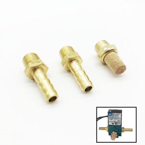 

Brass Fitting Muffler Connectors For MAC Electronic Boost Control Solenoid Valve
