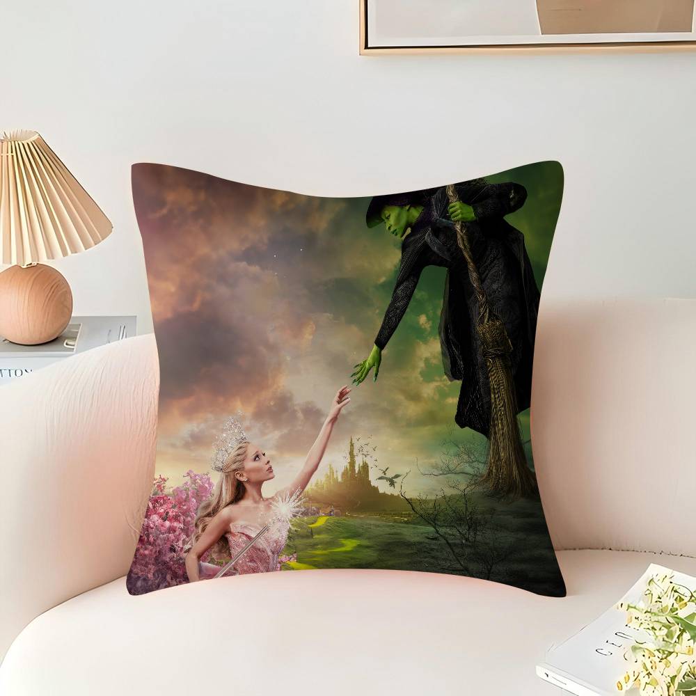Moive W-WickedS Pillowcase Toon Gift Cushion Cover Bedroom Home Sofa Chair Seat Decor Pillow Case