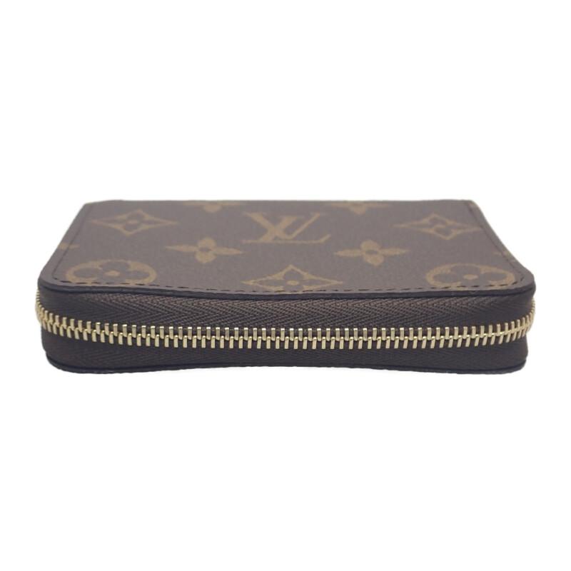 Louis Vuitton M60067 Coin Case Brown Monogram Canvas Women