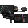 Chaise Gaming HUZARO FORCE 4.6 - Noir LED RVB - Repose-pieds Et Éclairage RGB LED - Ergonomique