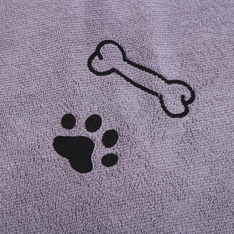 Soft Printed Hot Selling Pet Bath Towel Microfiber Quick-Dry Absorbent Large Size Dog Grooming Towel for Cats Dogs