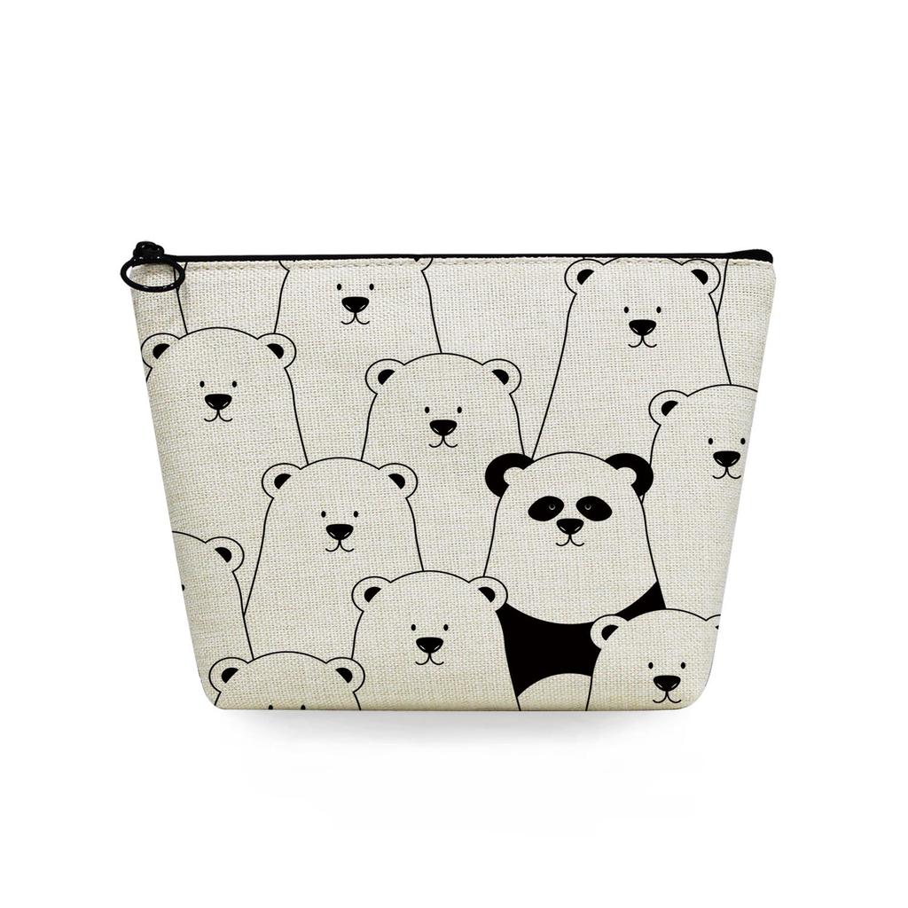 Women Animal Print Cosmetic Bag Toiletries Organize Travel Storage Case 6709