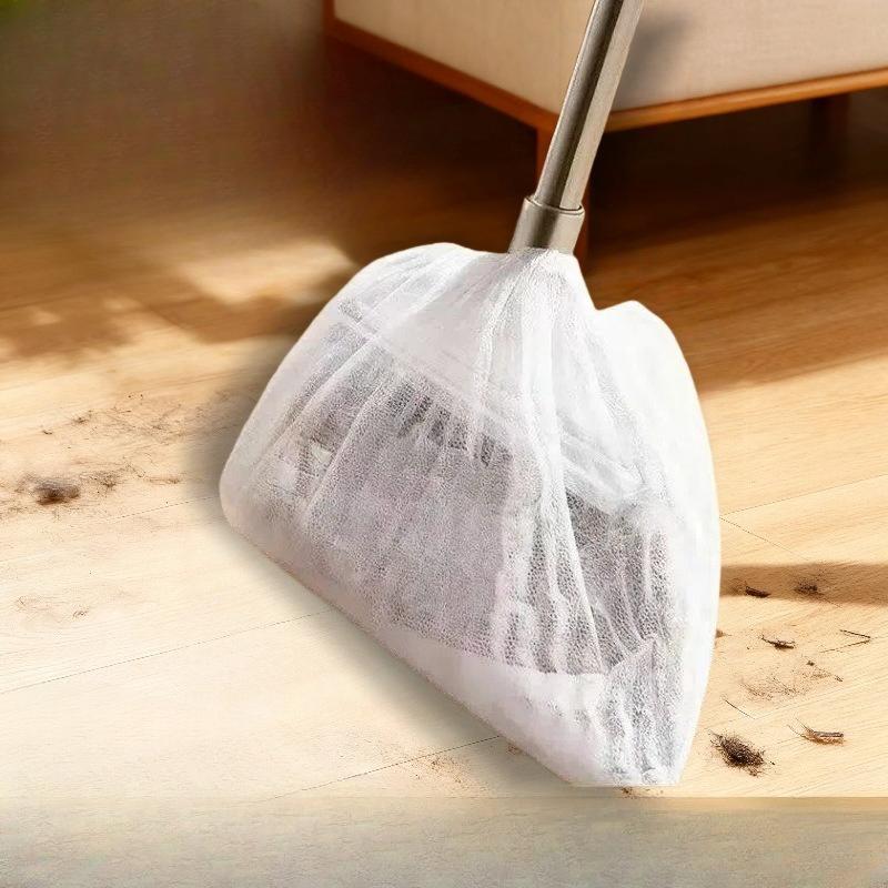 Lazy Person's Disposable Broom Cover, Non-woven Fabric, Household Broom Cover, Fabric Head Cover, Hair and Debris Can Be Cleaned with Just One Stick