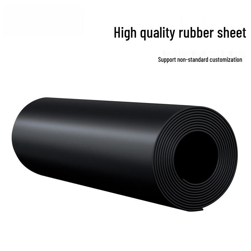 Heavy-Duty Black Rubber Mat (10mm Thick)