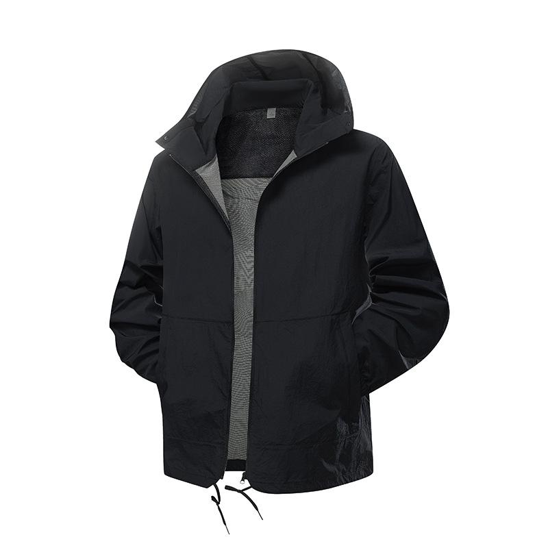 Sunscreen Tops Men's Outdoor Antibacterial Light and Breathable Sunscreen Clothes Women's UV-proof Overalls Customized