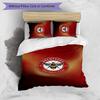 Brentford Football Printed 3 Pieces Bedding Set, Comfortable Skin Friendly Bedroom Duvet Cover Set