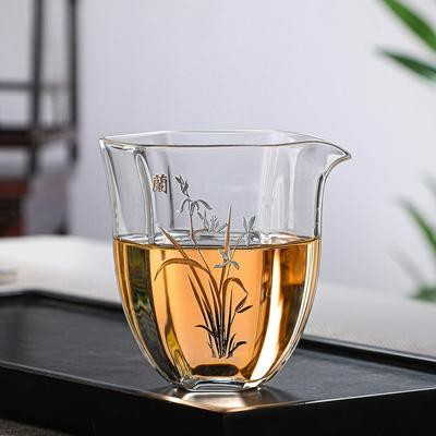 220ML Japonais Transparent Résistant à la Chaleur Verre Tasse à Thé Pichet Diviser Thé Cha Hai Tasse Justice Mug Juste Accessoires pour Boissons Nouveau