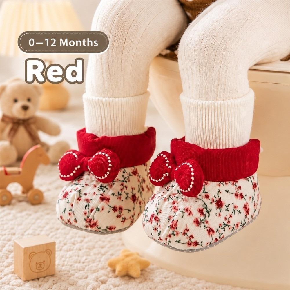 Warm Toddler Snow Boots Corduroy Baby Footwear Cute Newborn Baby Shoes