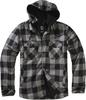 Brandit Lumberjacket Winter Jacket with Hood Black Charcoal