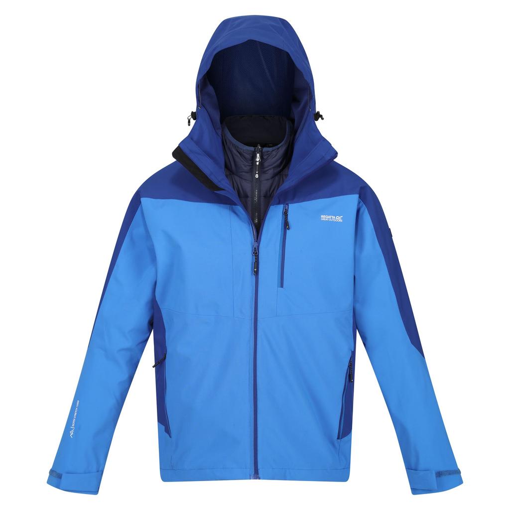 Regatta Mens Wentwood VIII 3 In 1 Waterproof Jacket