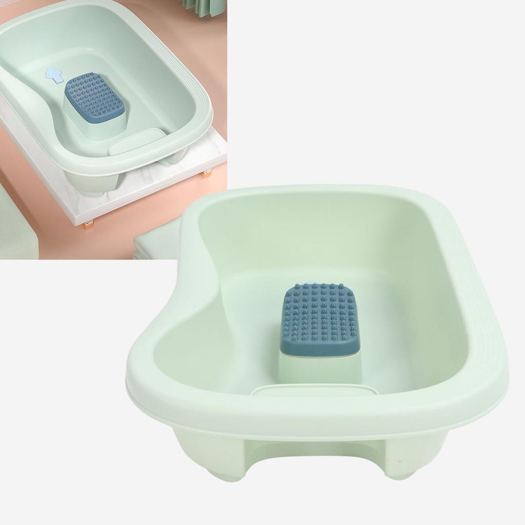 Bedside Shampoo Basins Sink Shampoo Bowl Hair Washing Basin with Hose Brush for Pregenant Women Elder People