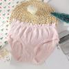 4Pcs Mid Waist Seamless Briefs Cotton Crotch Underwear for Women Fashion Lace Bowknot Panties  Lady